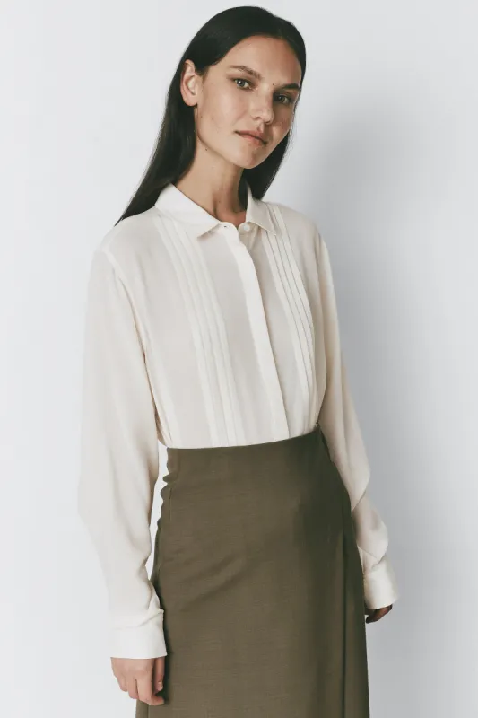 Camille Silk Shirt sold by Rue Sophie