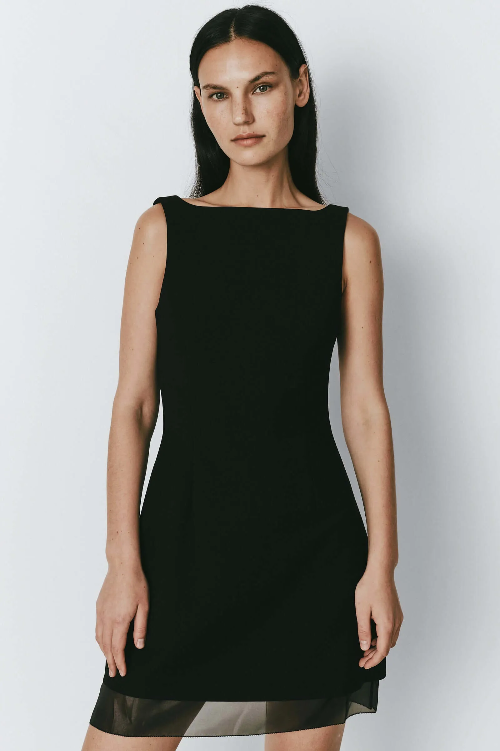 Yvette Boatneck Mini Dress sold by Rue Sophie product image thumbnail 5
