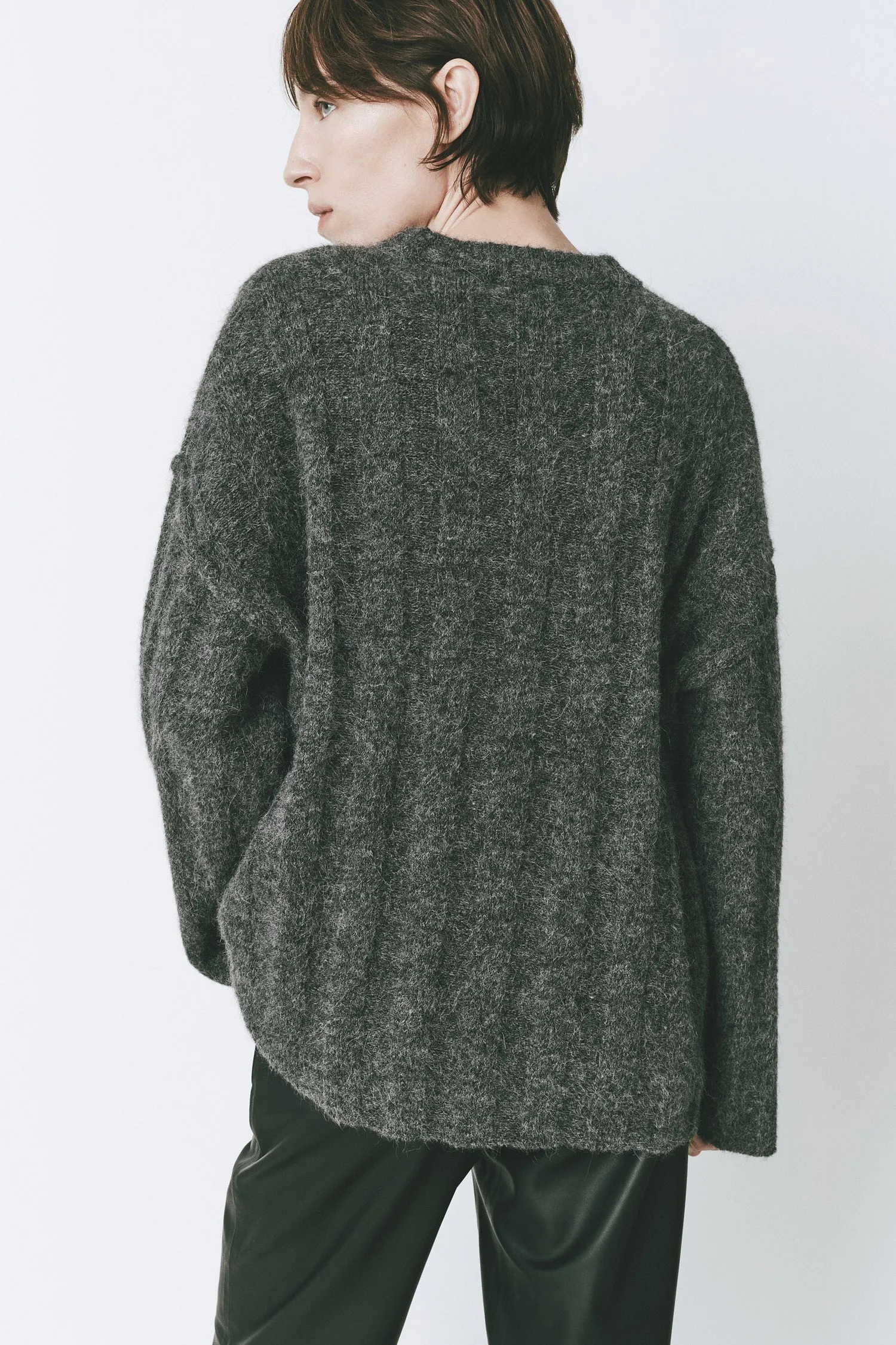 Vendome Wide Rib Boxy Sweater sold by Rue Sophie product image thumbnail 2
