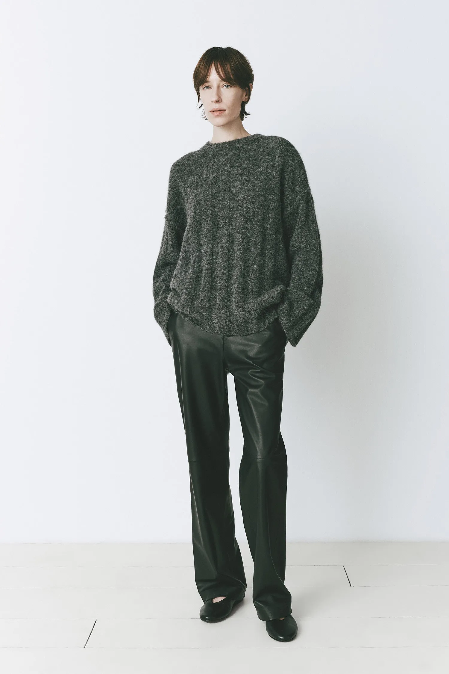 Vendome Wide Rib Boxy Sweater sold by Rue Sophie product image thumbnail 5