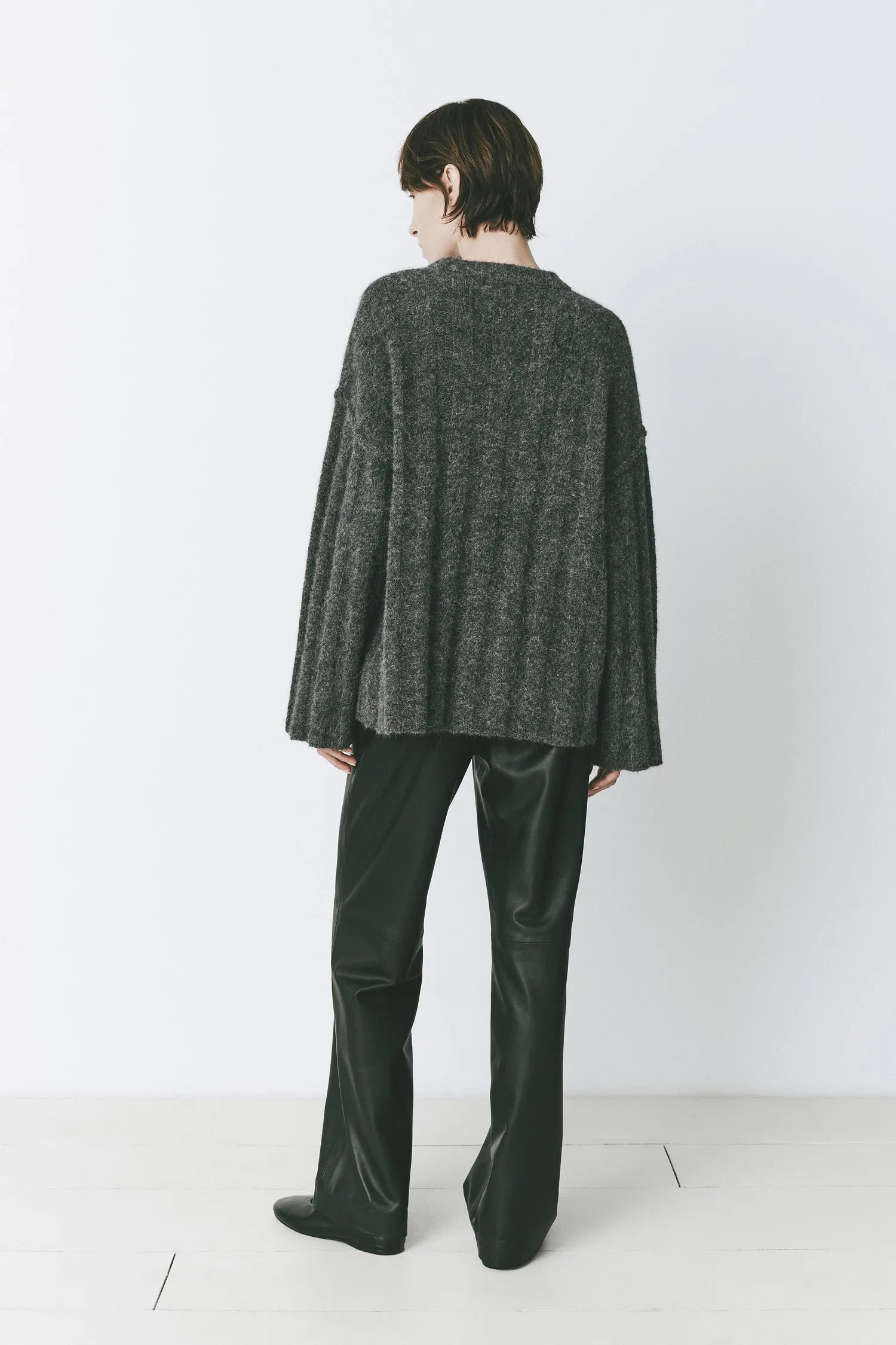 Vendome Wide Rib Boxy Sweater sold by Rue Sophie product image thumbnail 3