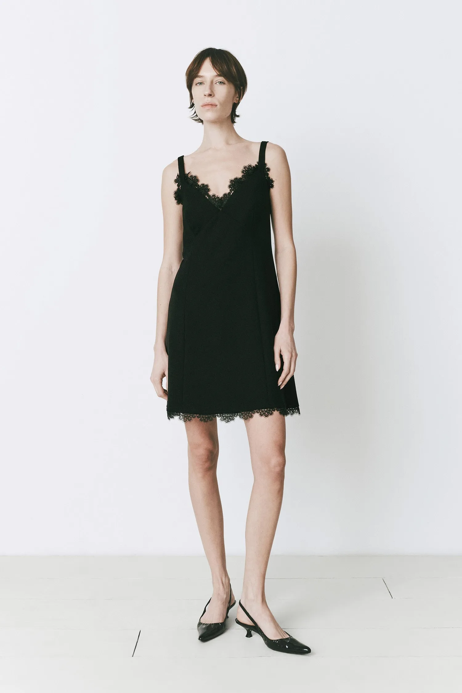 Rêve Lace Trimmed Mini Dress sold by Rue Sophie product image thumbnail 2