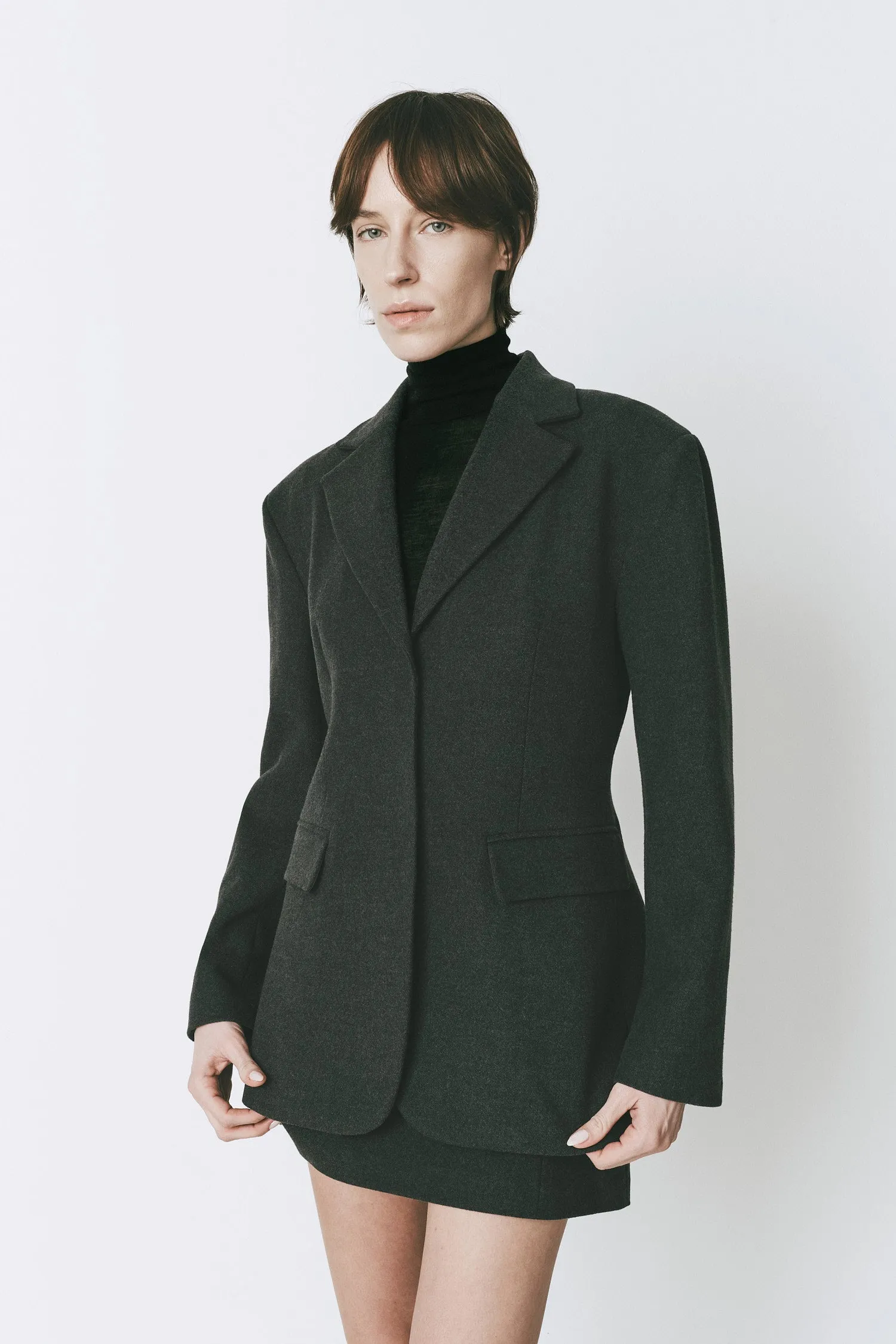 Ville Single Breast Jacket sold by Rue Sophie