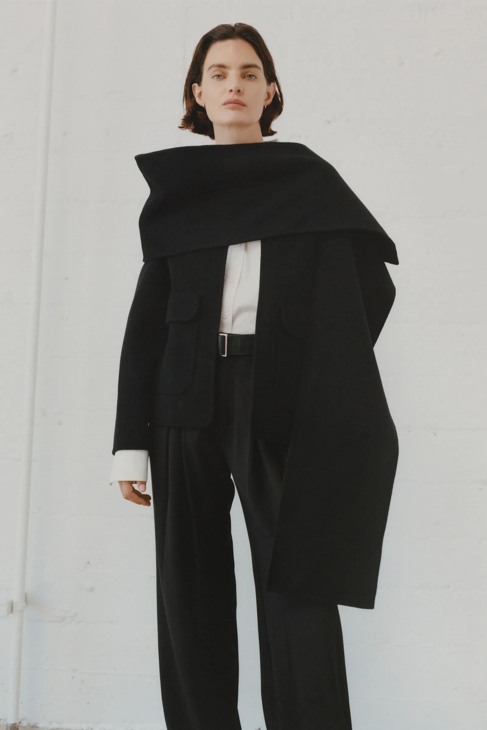 Jardin Scarf Wool Jacket sold by Rue Sophie