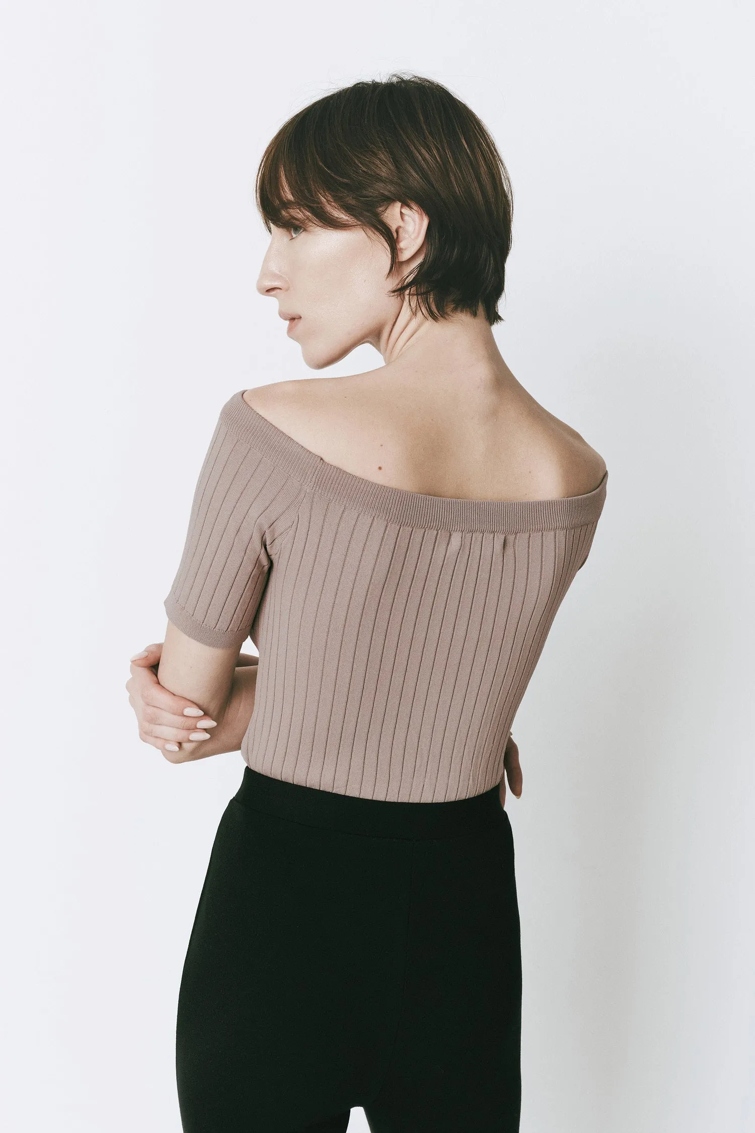 Maur Off Shoulder Top sold by Rue Sophie product image thumbnail 4