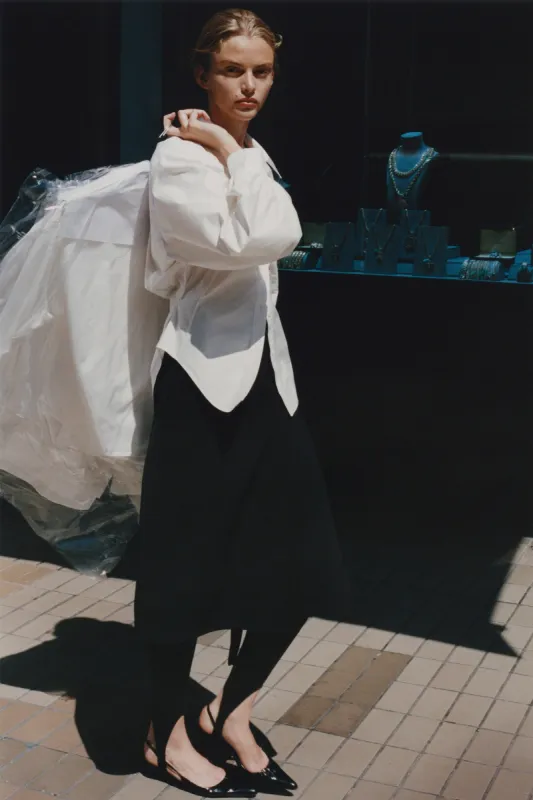 Fontaine Balloon Sleeve Shirt sold by Rue Sophie