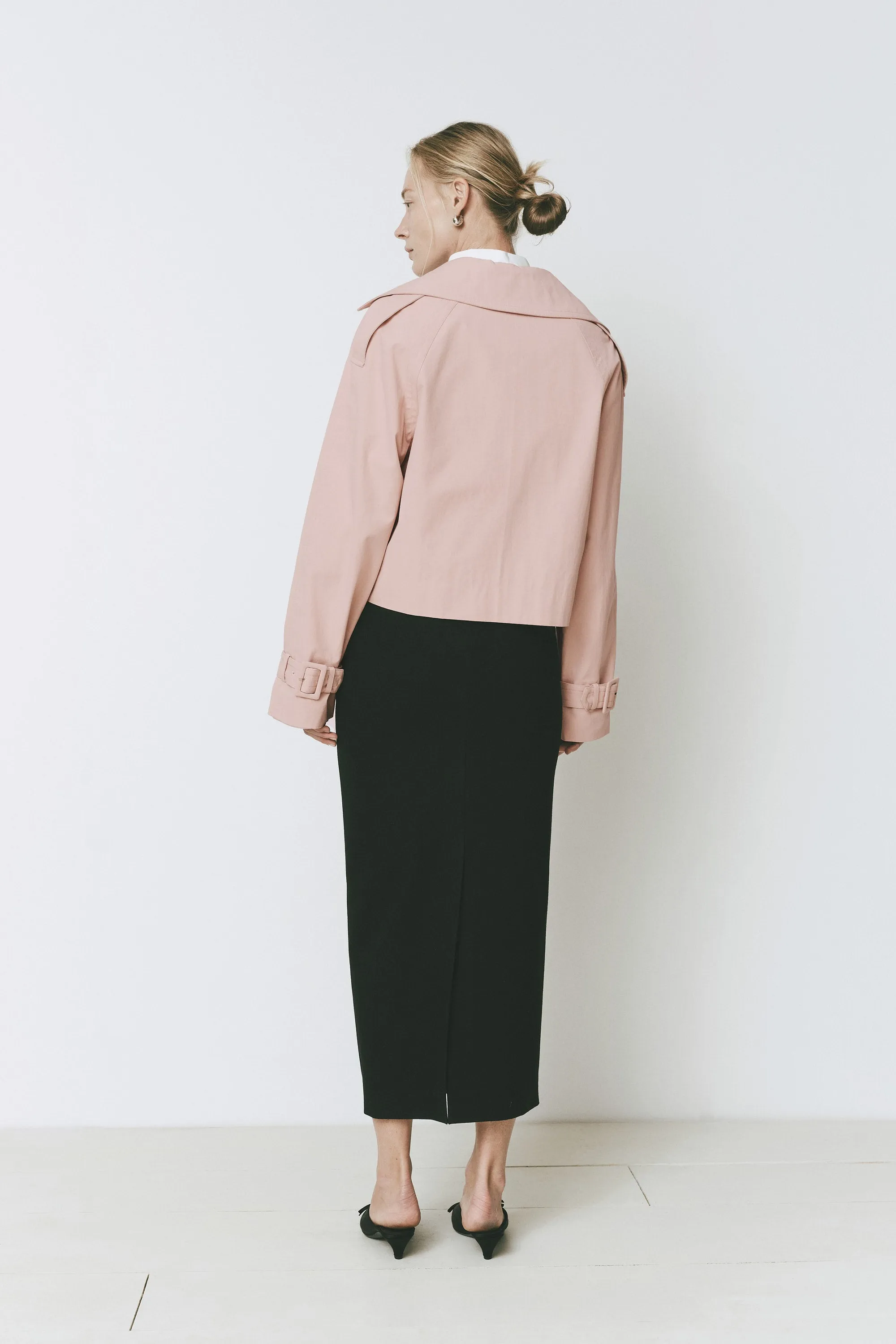 Honoré Cropped Trench Coat sold by Rue Sophie product image thumbnail 3