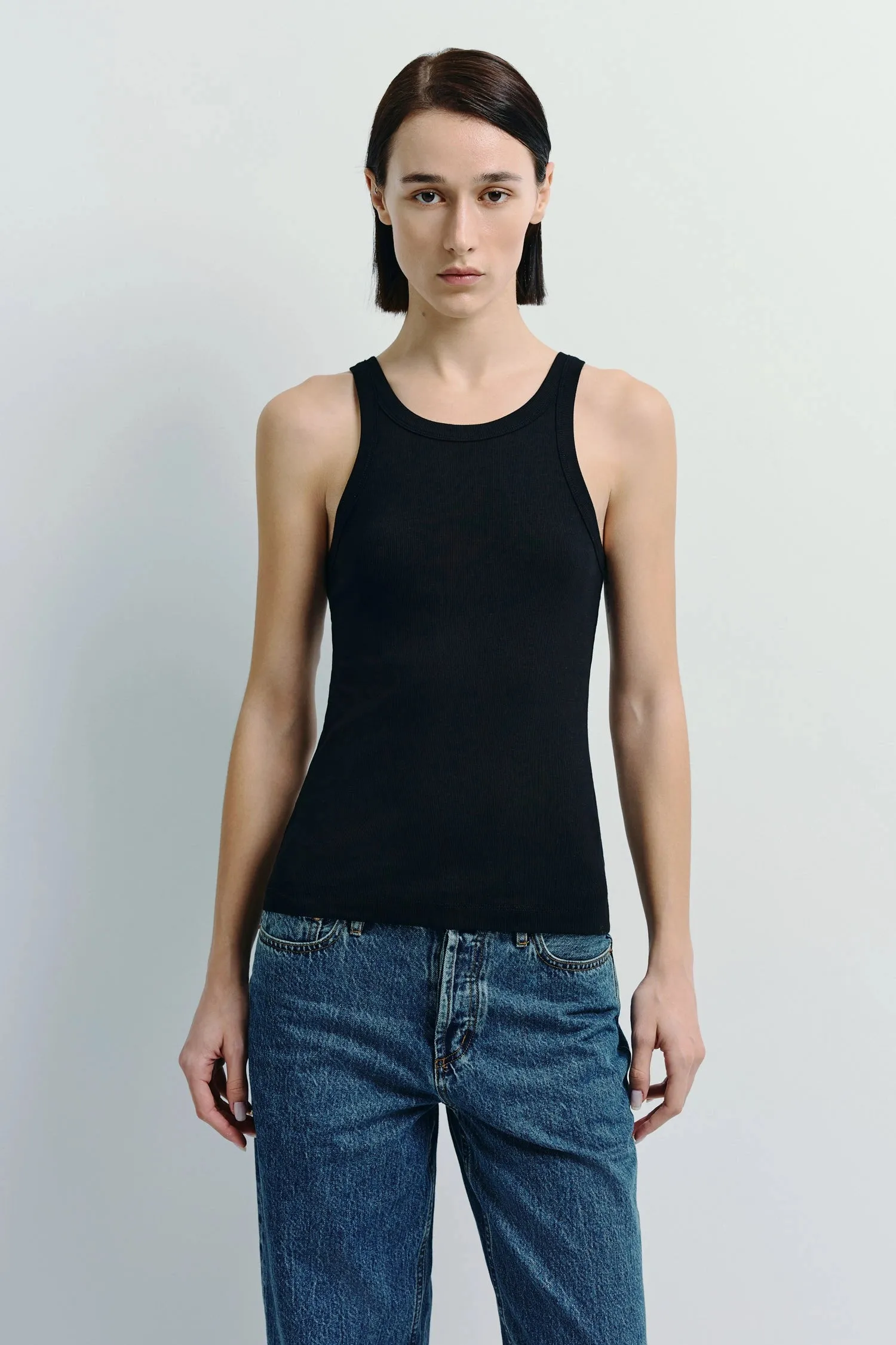 Luka Ribbed Tank sold by Rue Sophie