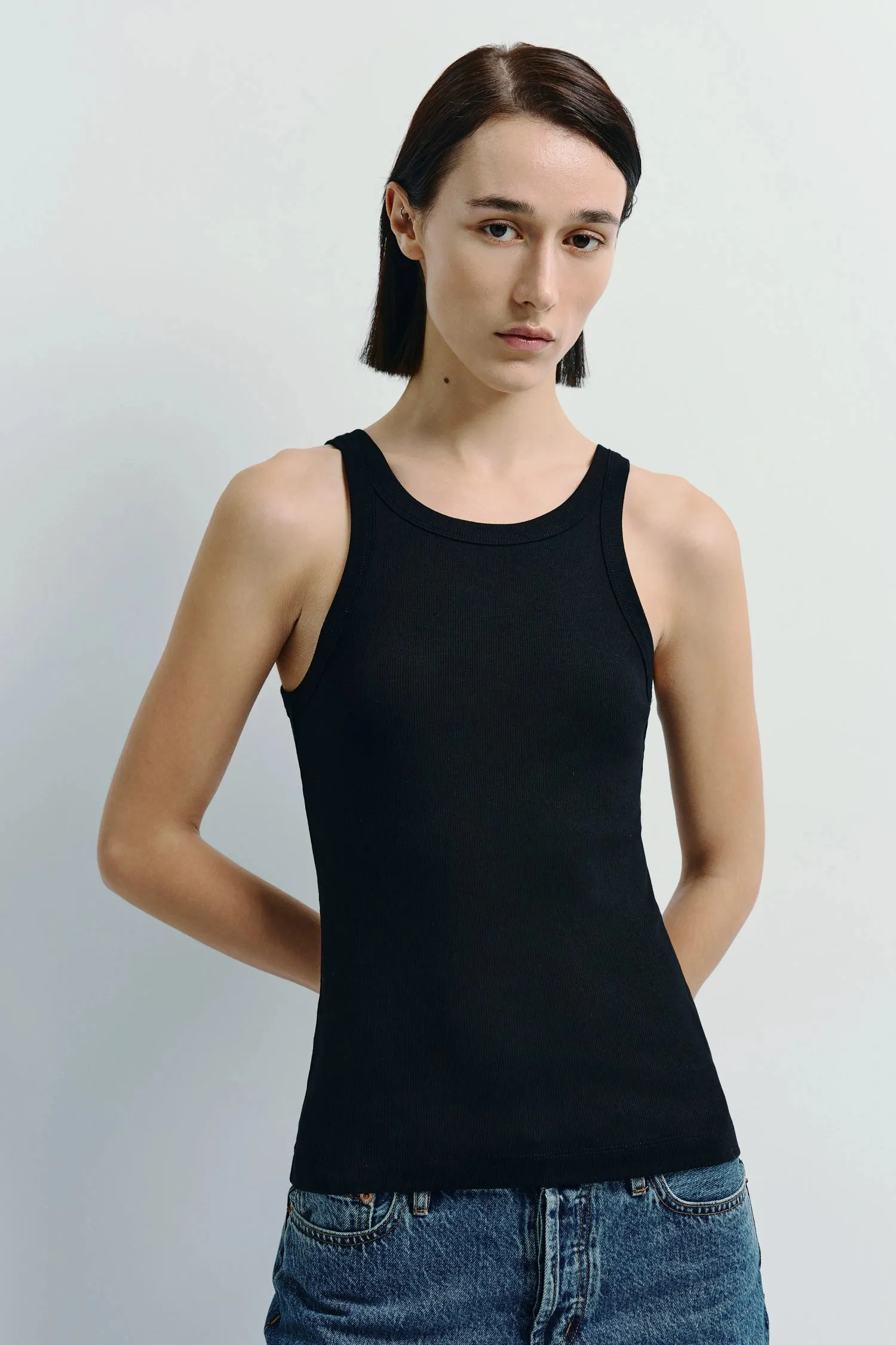 Luka Ribbed Tank sold by Rue Sophie product image thumbnail 4