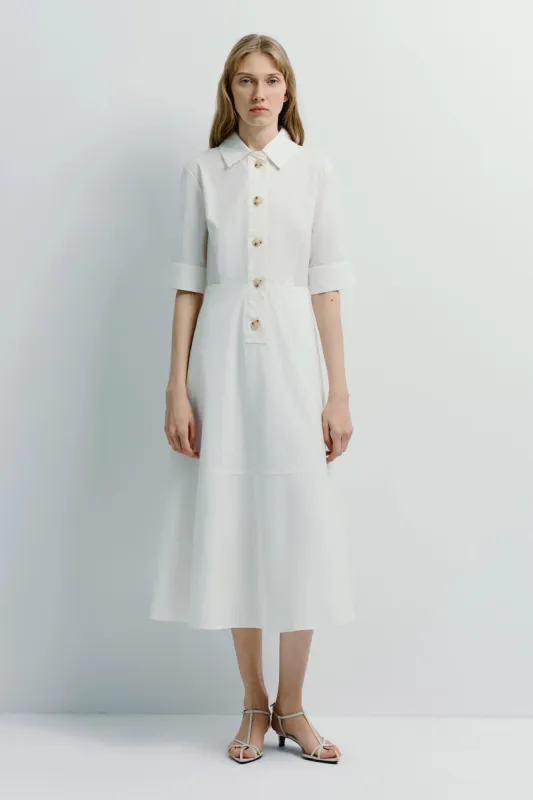 Beca Midi Shirt Dress made by Rue Sophie