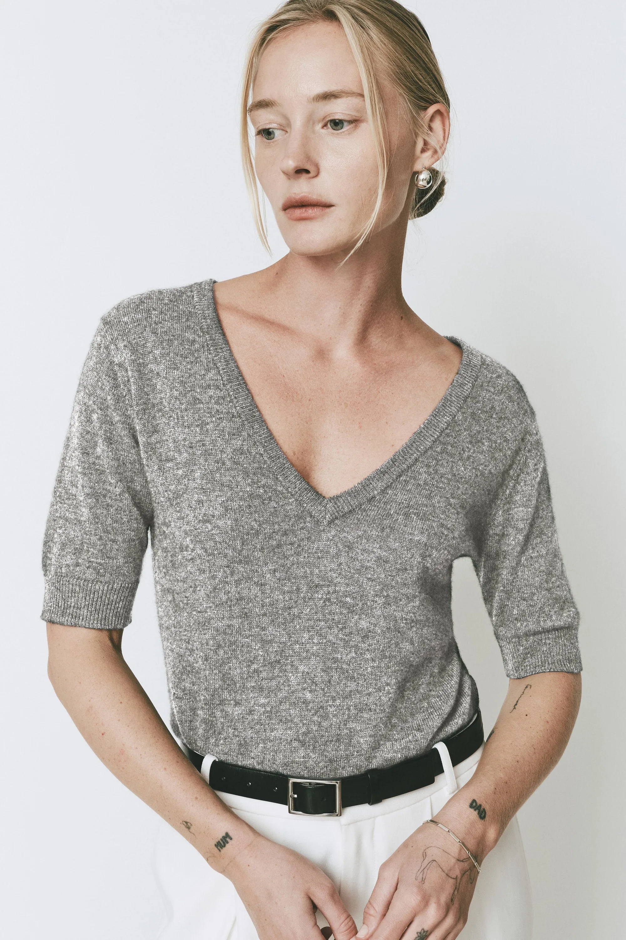 Marais V-Neck Top sold by Rue Sophie