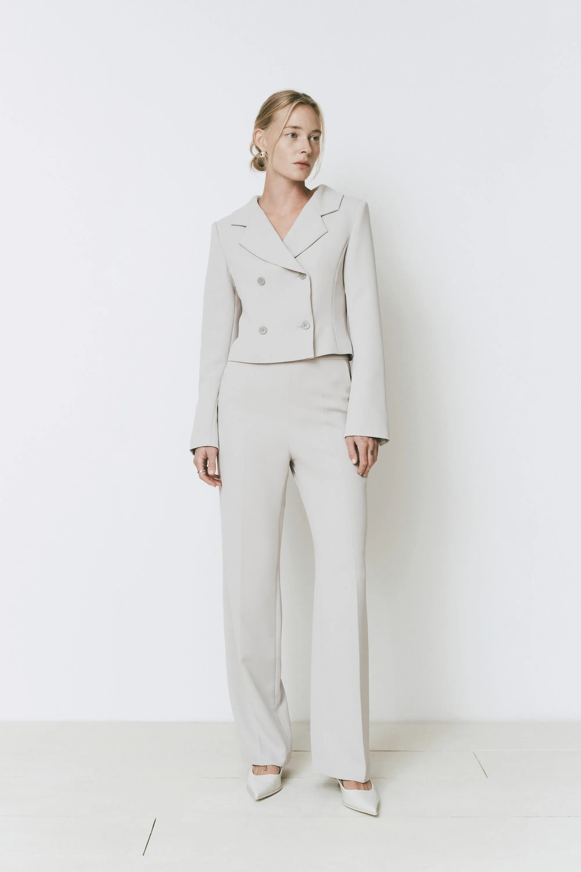 Montage Cropped Blazer sold by Rue Sophie product image thumbnail 3