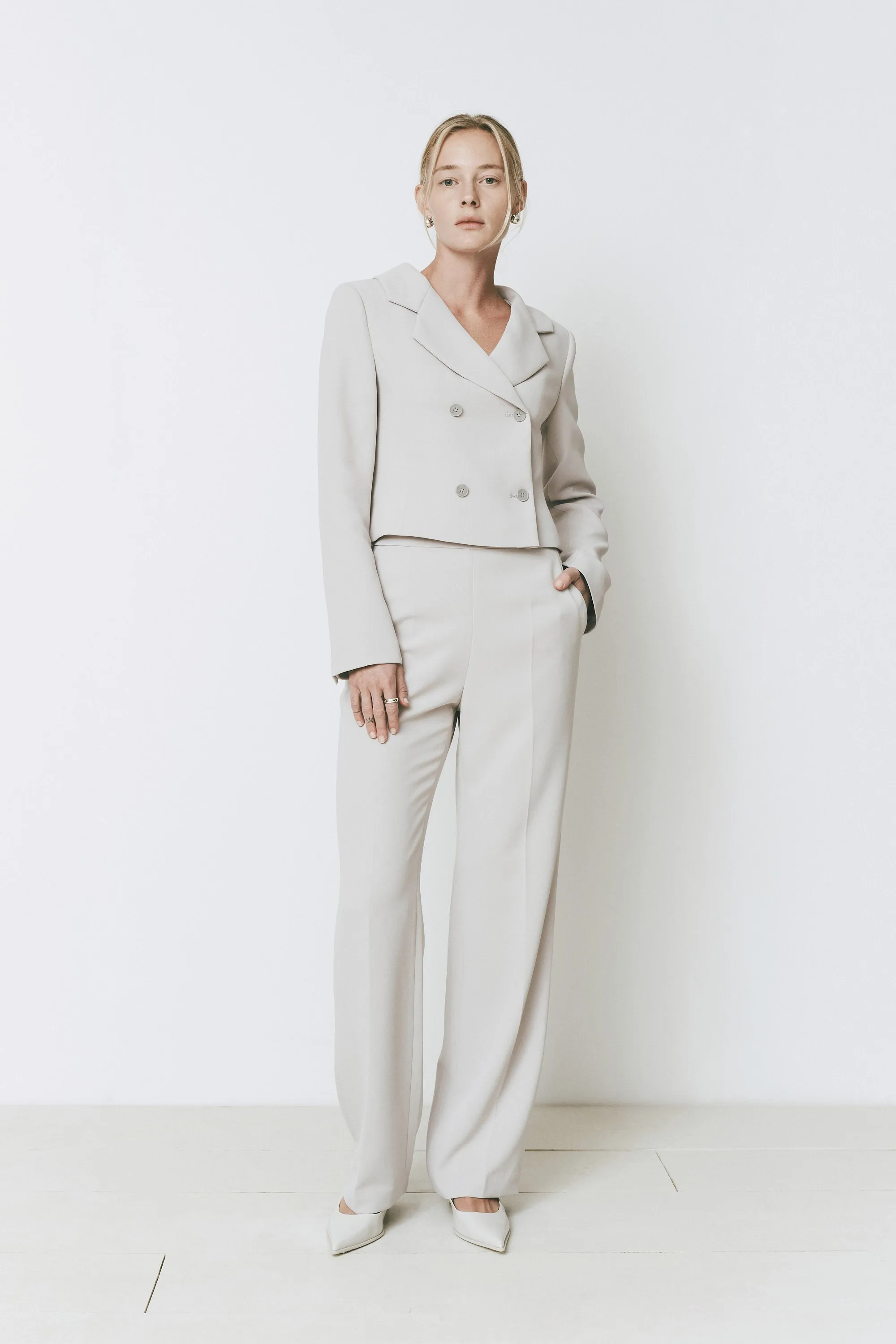 Montage Cropped Blazer sold by Rue Sophie product image thumbnail 4