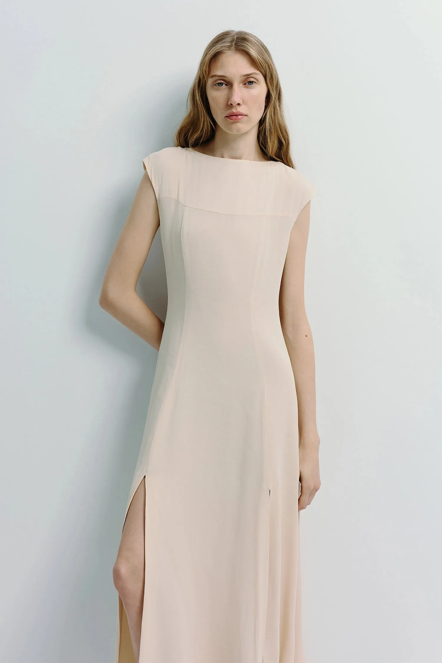 Geordie Slit Front Dress sold by Rue Sophie product image thumbnail 2