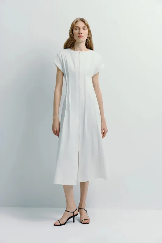 Verri Pintuck Dress sold by Rue Sophie