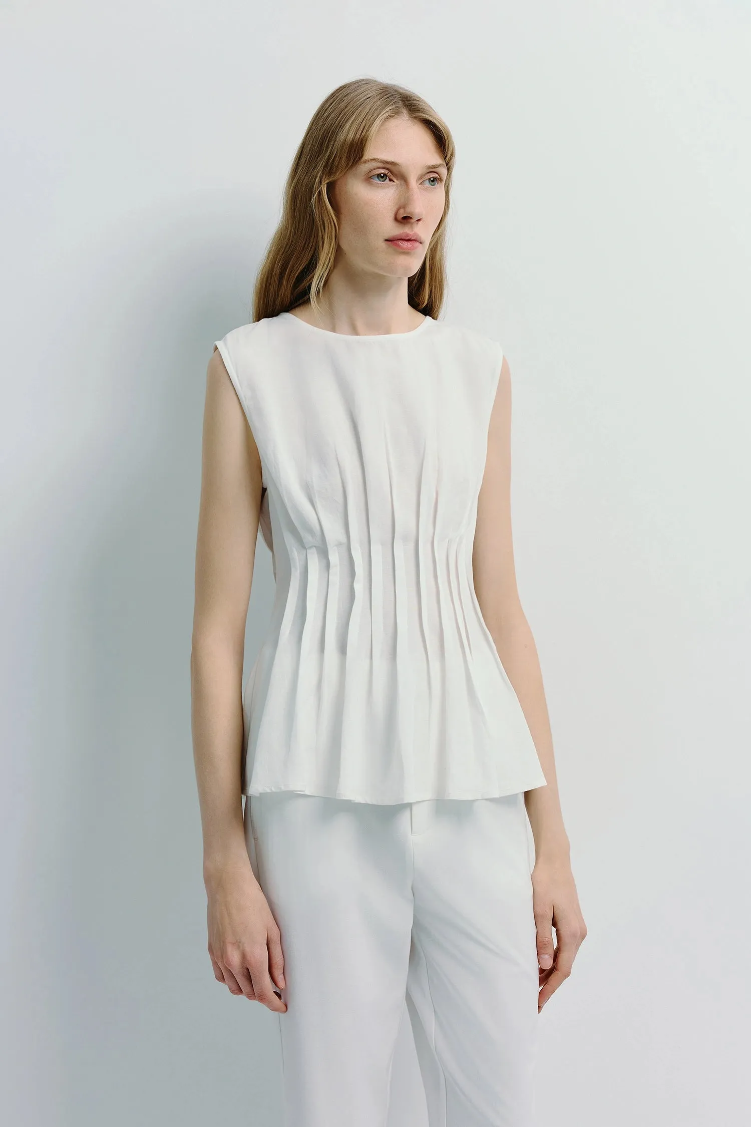 Giulietta Pintuck Top sold by Rue Sophie product image thumbnail 3