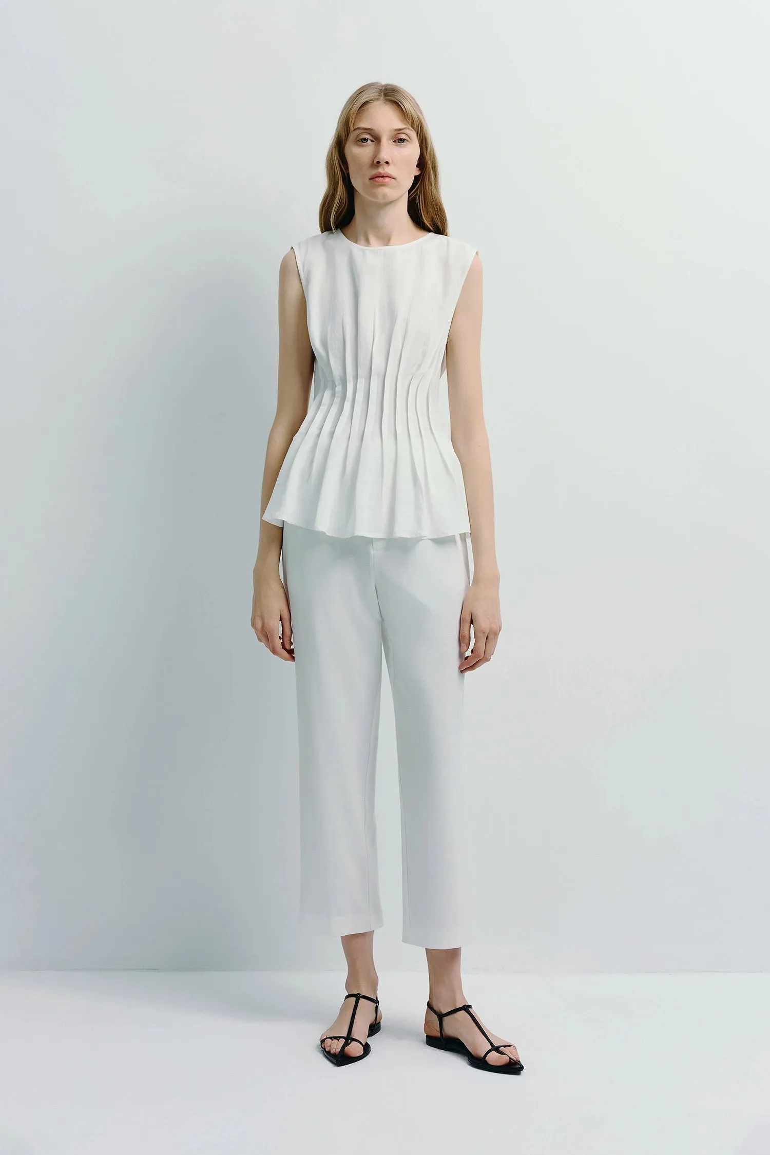 Giulietta Pintuck Top sold by Rue Sophie product image thumbnail 5