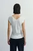 Vernetta Drape Neck Top sold by Rue Sophie