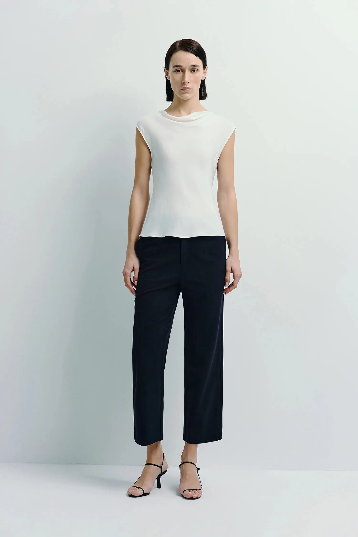 Vernetta Drape Neck Top sold by Rue Sophie product image thumbnail 2