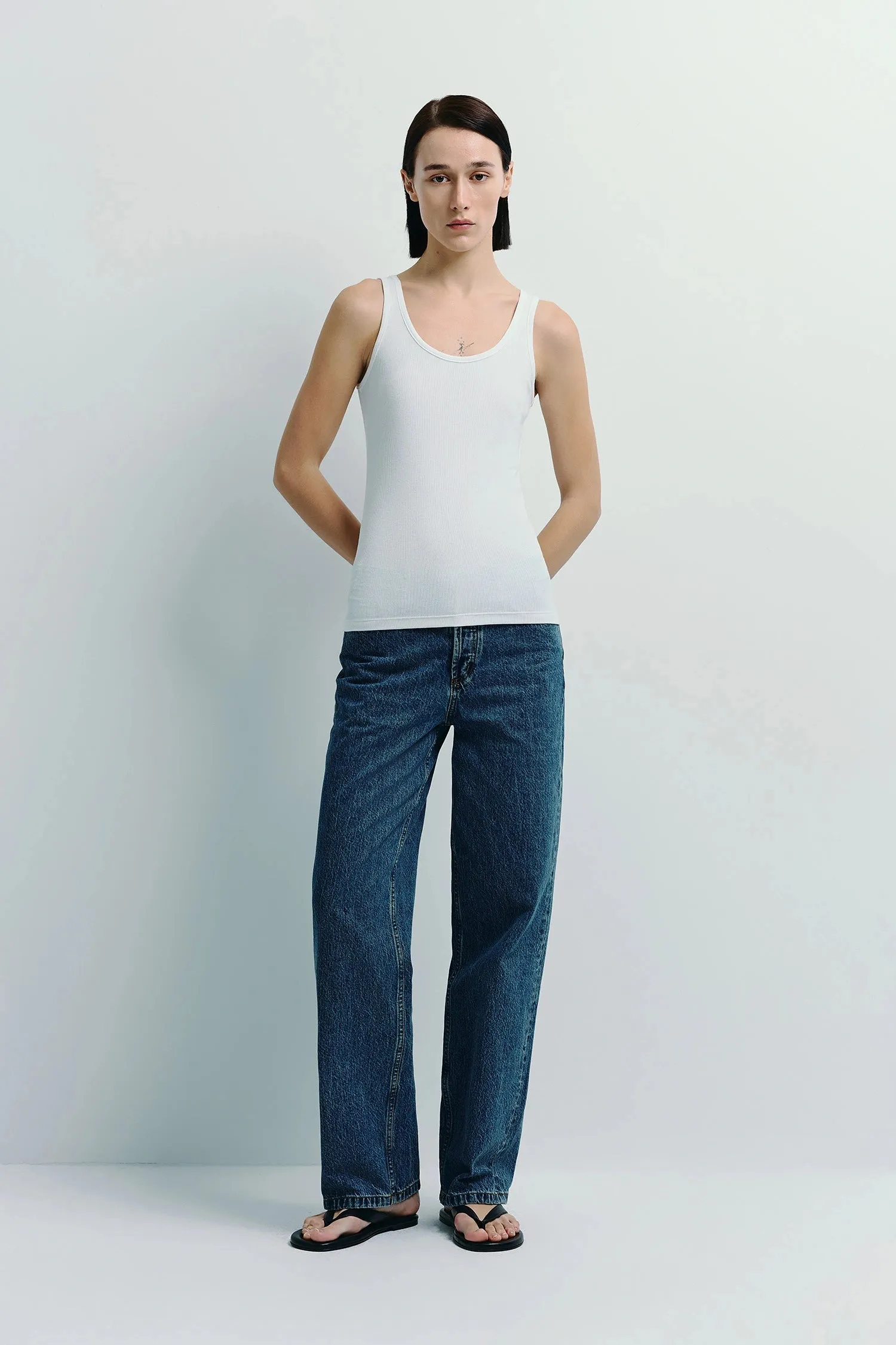 Finley Ribbed Tank sold by Rue Sophie product image thumbnail 5