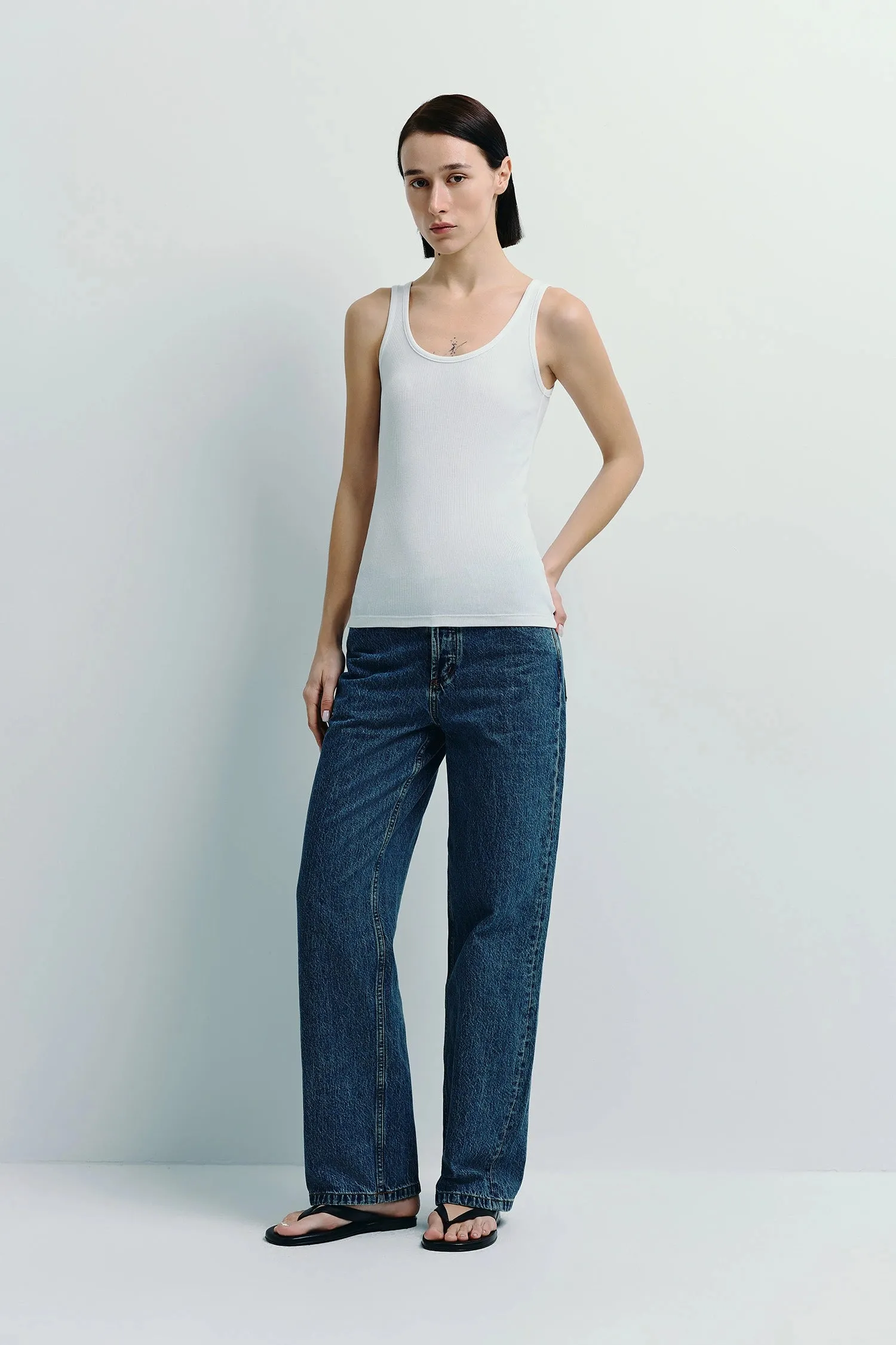 Finley Ribbed Tank sold by Rue Sophie product image thumbnail 4