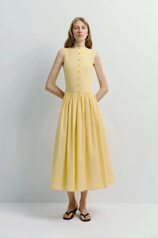 Luiza Button Front Dress sold by Rue Sophie