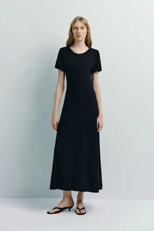 Ciles Drapey Tee Dress sold by Rue Sophie