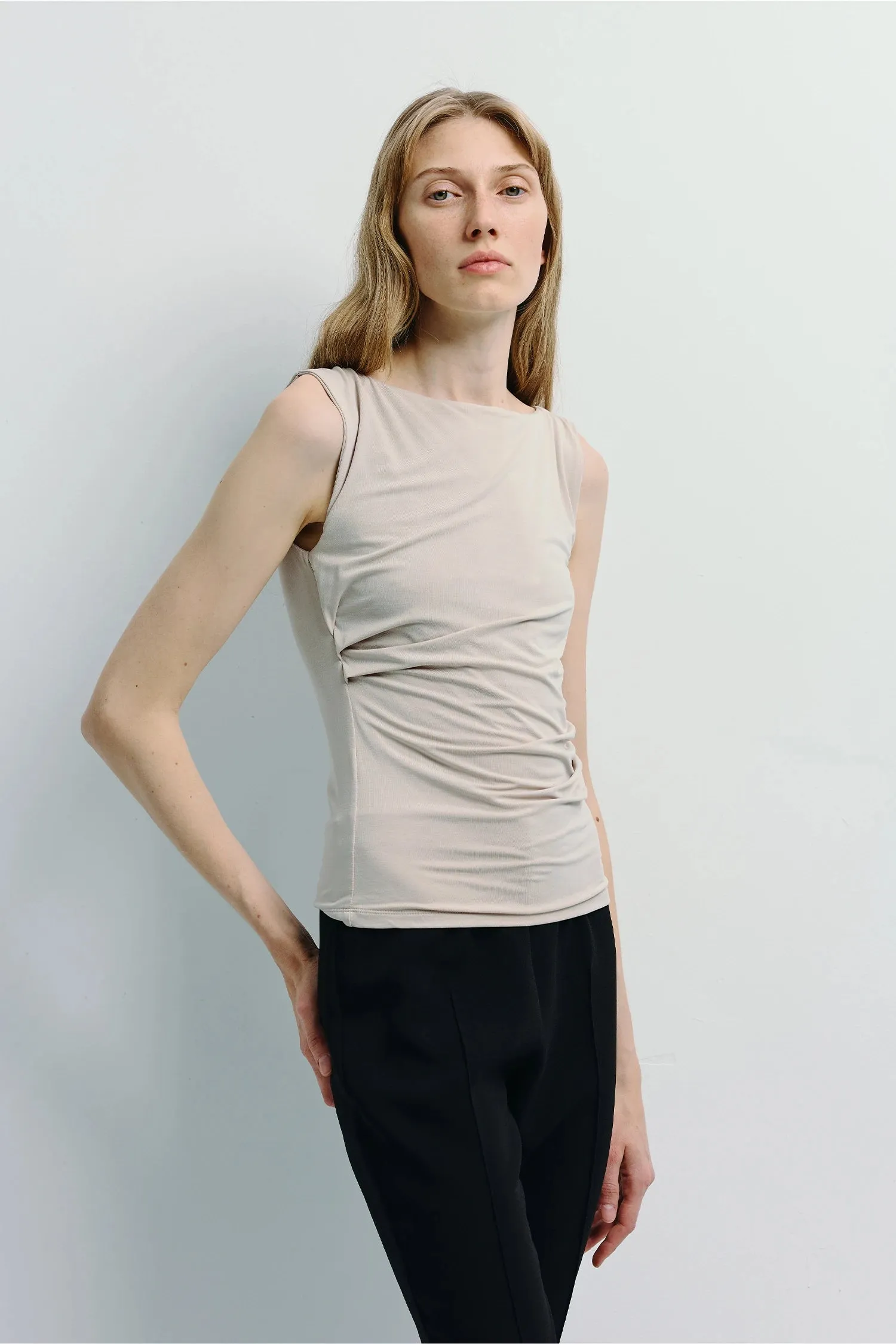 Fantine Side Pleat Top sold by Rue Sophie product image thumbnail 4