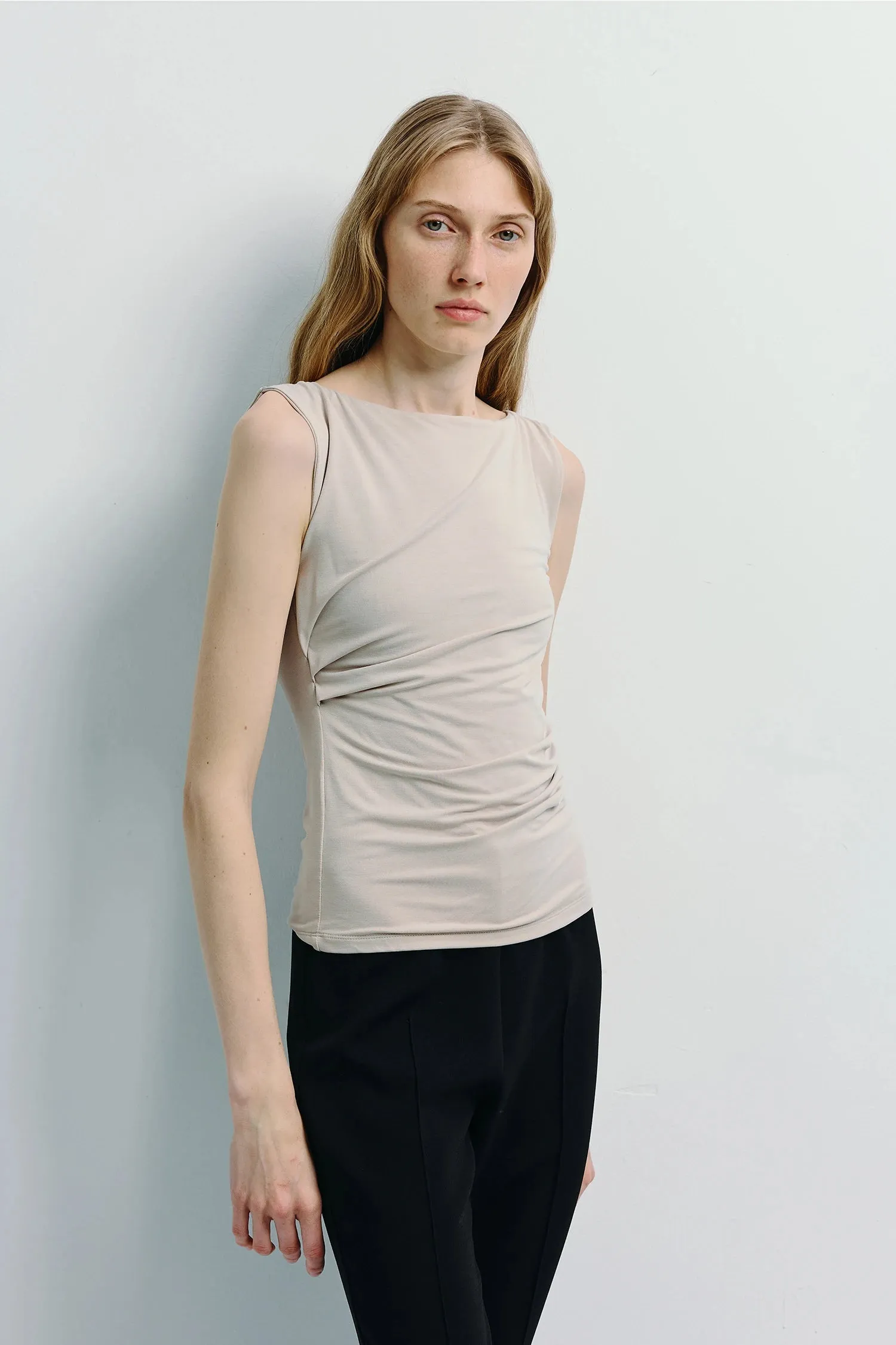 Fantine Side Pleat Top sold by Rue Sophie product image thumbnail 3