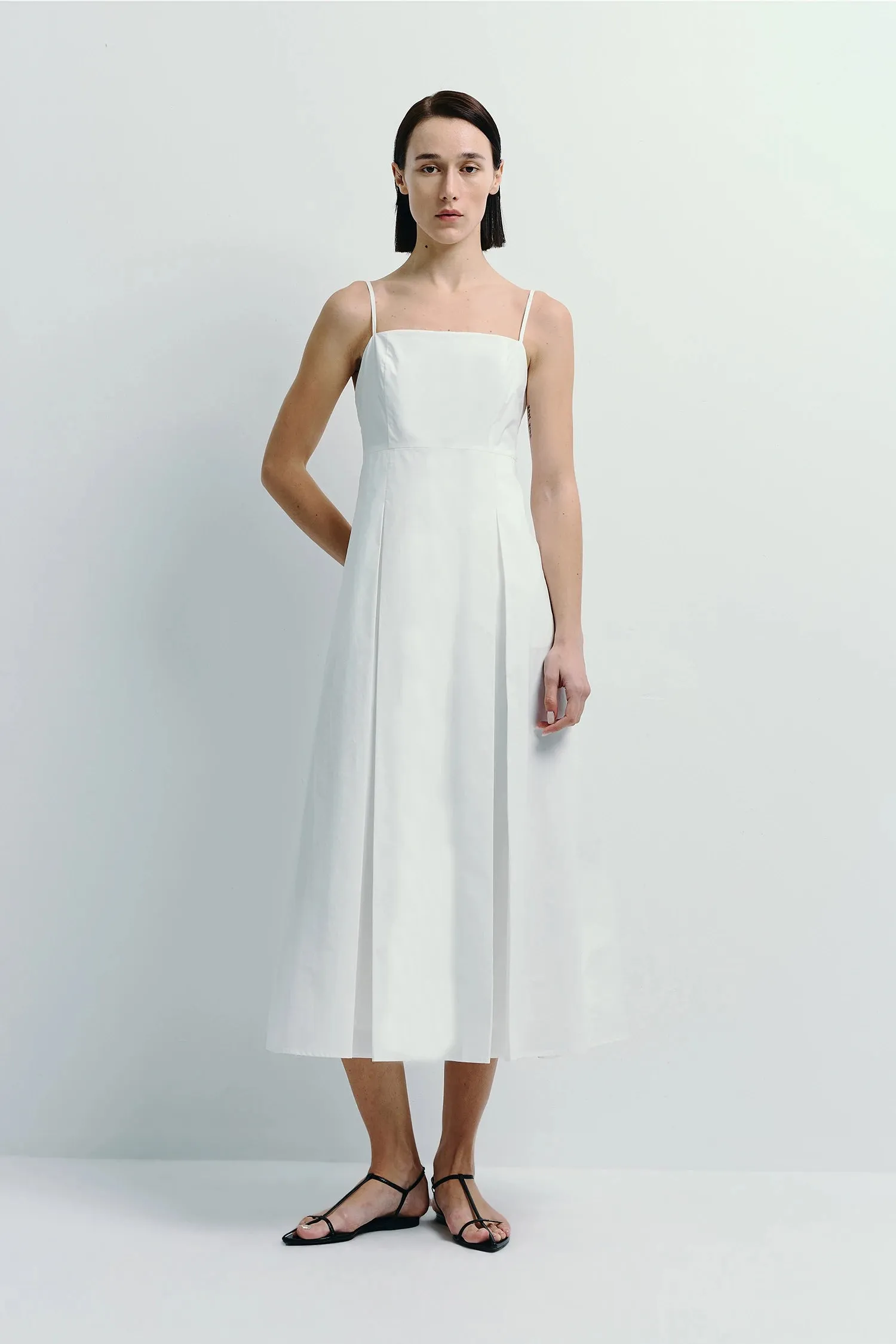 Nantes Pleat Front Cami Dress sold by Rue Sophie product image thumbnail 2