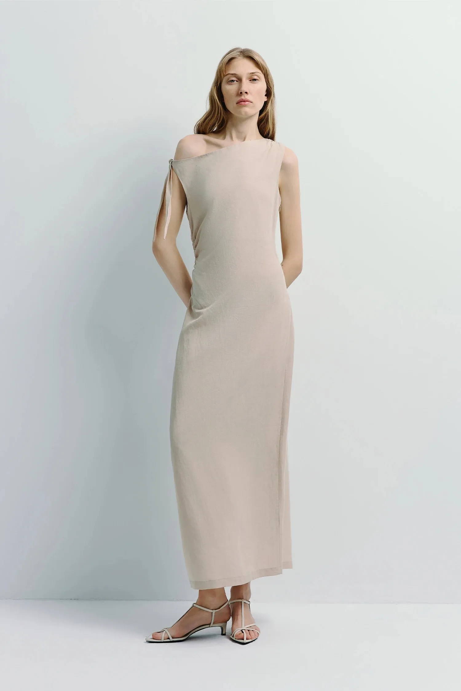 Papillon Tie Off Shoulder Dress sold by Rue Sophie