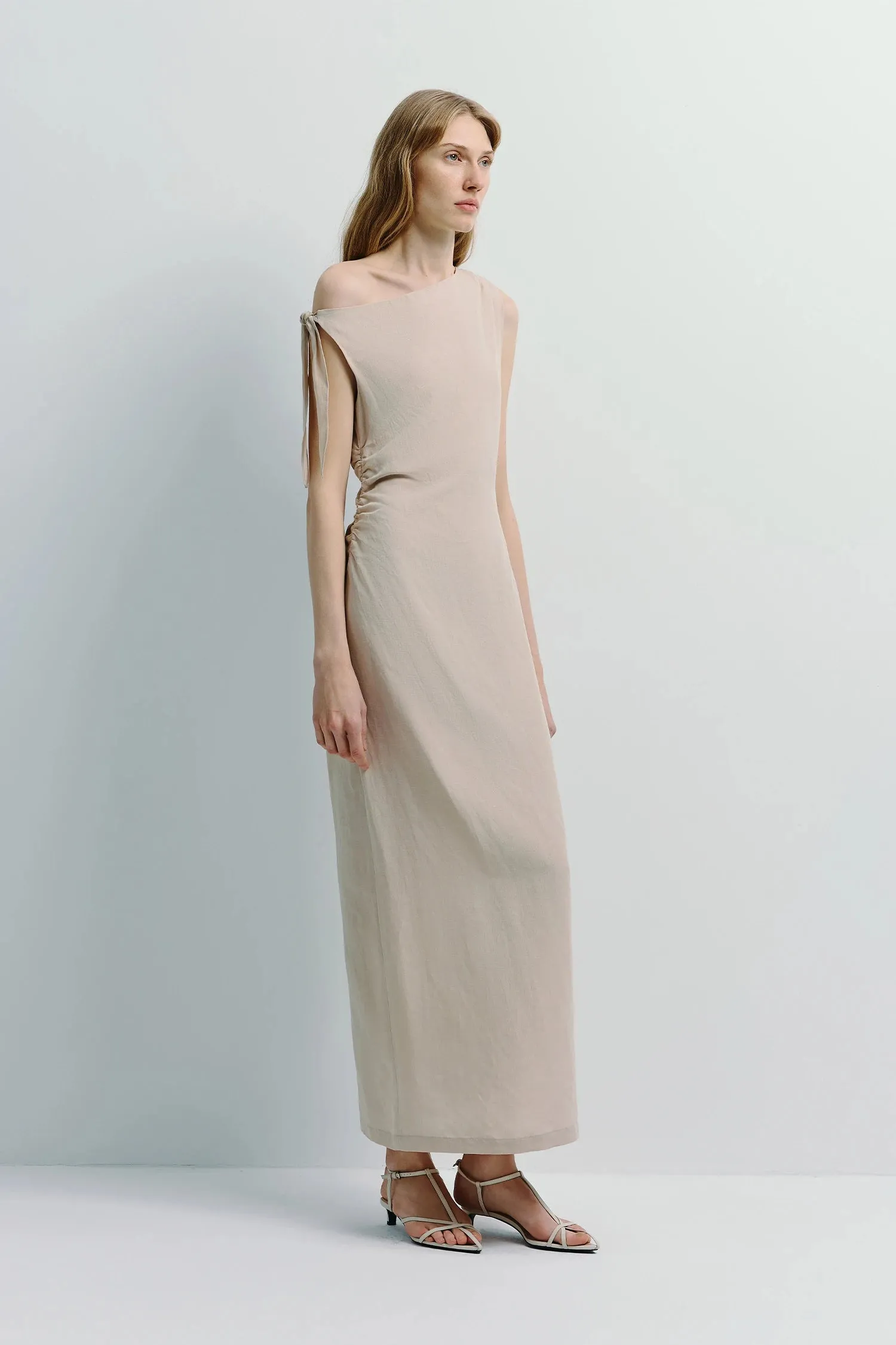 Papillon Tie Off Shoulder Dress sold by Rue Sophie product image thumbnail 3