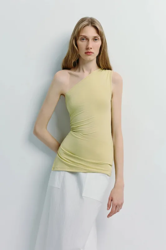 Clément One Shoulder Top sold by Rue Sophie