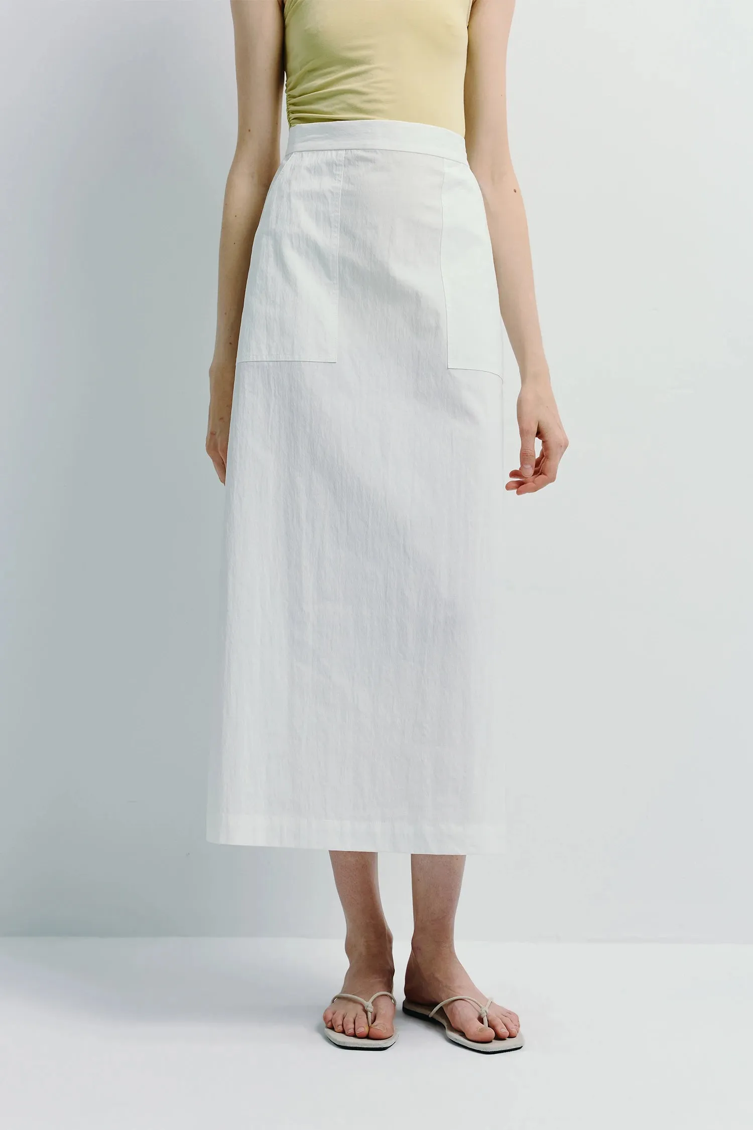 Savoie Crinkled Poplin Skirt sold by Rue Sophie product image thumbnail 4