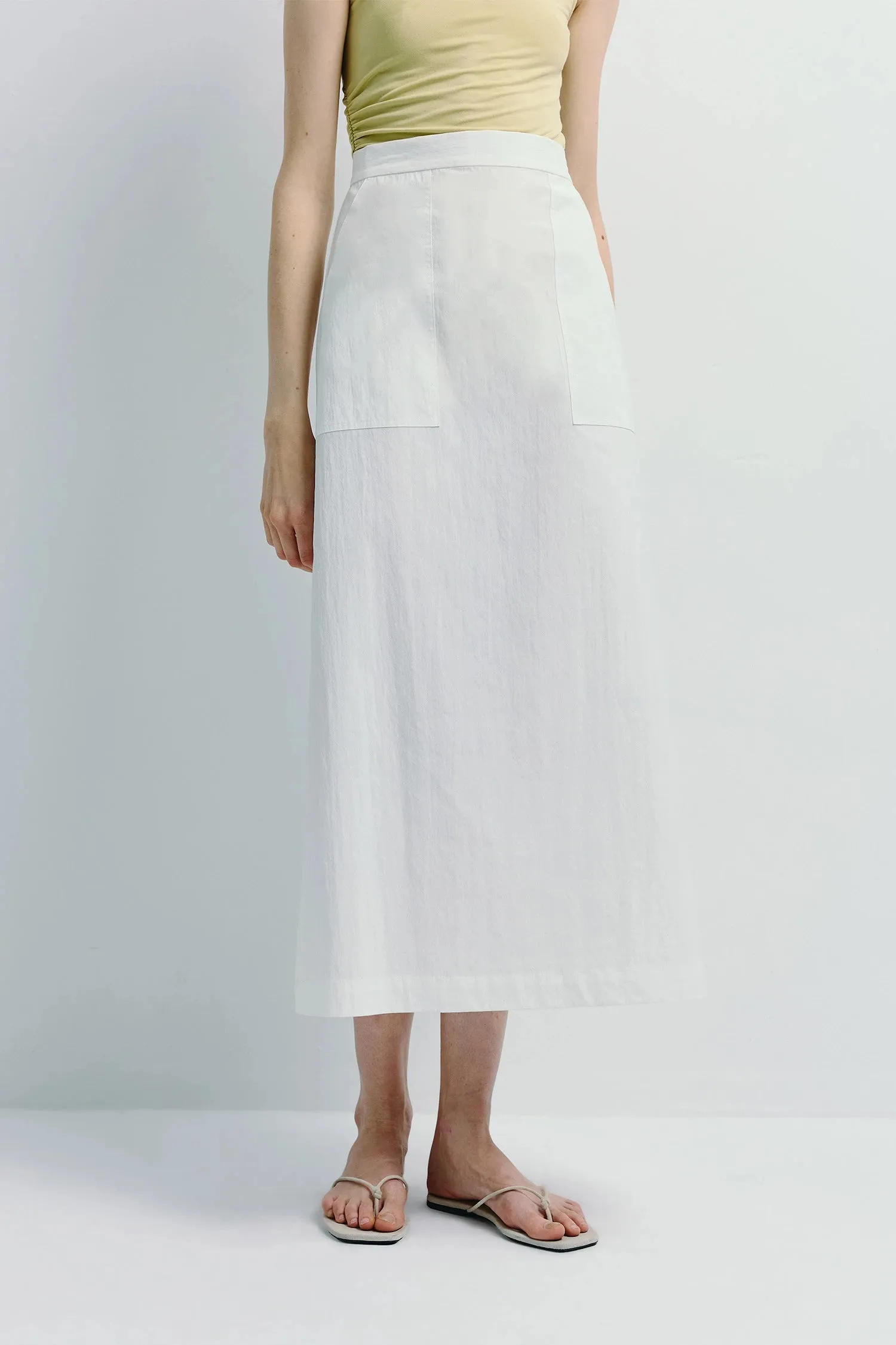 Savoie Crinkled Poplin Skirt sold by Rue Sophie product image thumbnail 5