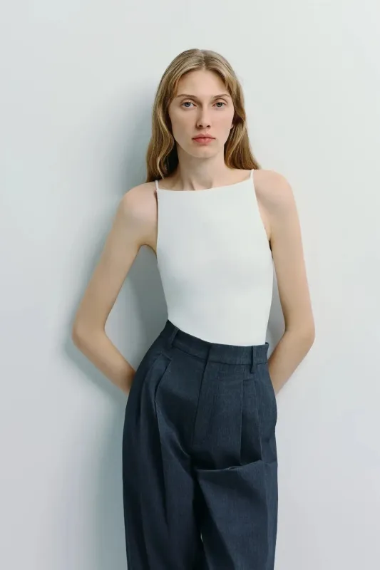 Chantilly Square Neck Cami Top sold by Rue Sophie