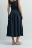 Glace Linen Midi Skirt sold by Rue Sophie