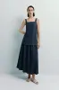 Glace Linen Midi Skirt sold by Rue Sophie