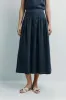 Glace Linen Midi Skirt sold by Rue Sophie