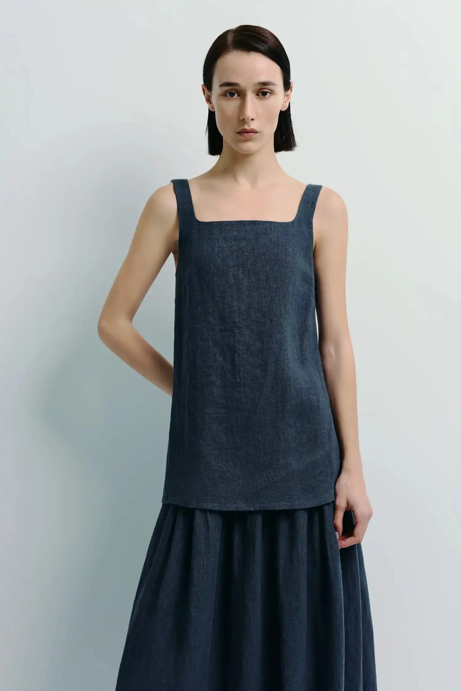 Jean Square Neck Top sold by Rue Sophie product image thumbnail 4
