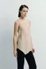 Agmes Handkerchief Hem Top sold by Rue Sophie