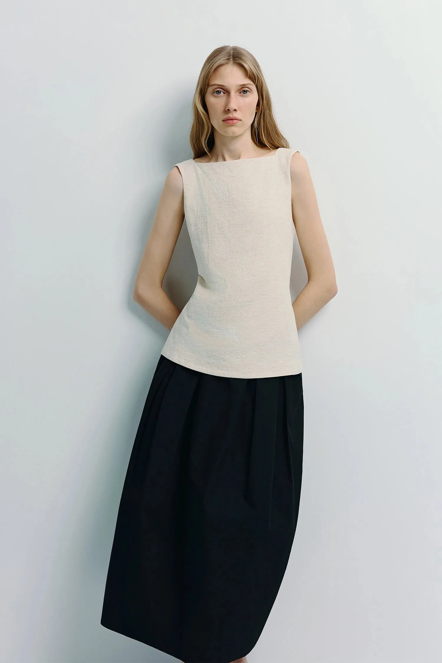 Carré High Square Neck Top sold by Rue Sophie