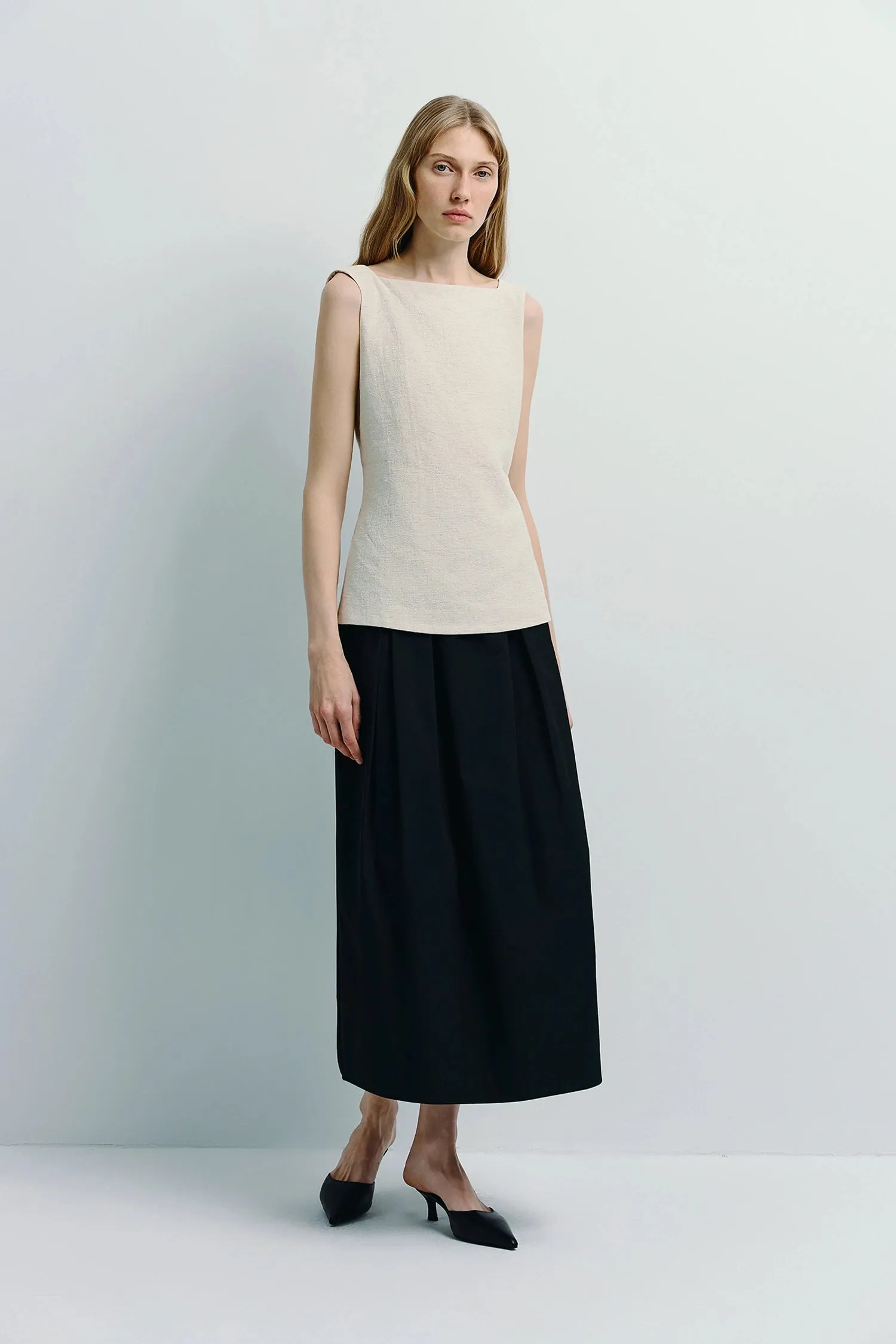 Carré High Square Neck Top sold by Rue Sophie product image thumbnail 3
