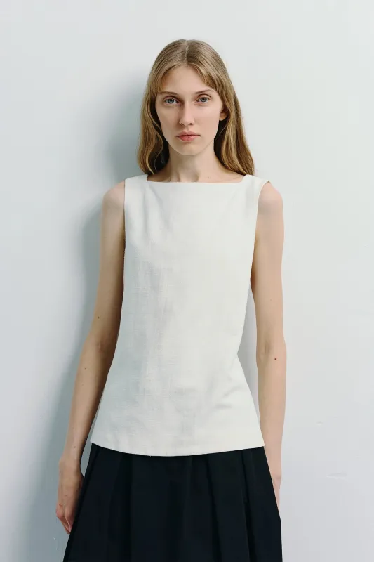 Carré High Square Neck Top sold by Rue Sophie