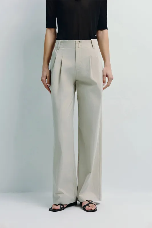 Vélo Crinkled Cotton Wide Leg Pant sold by Rue Sophie