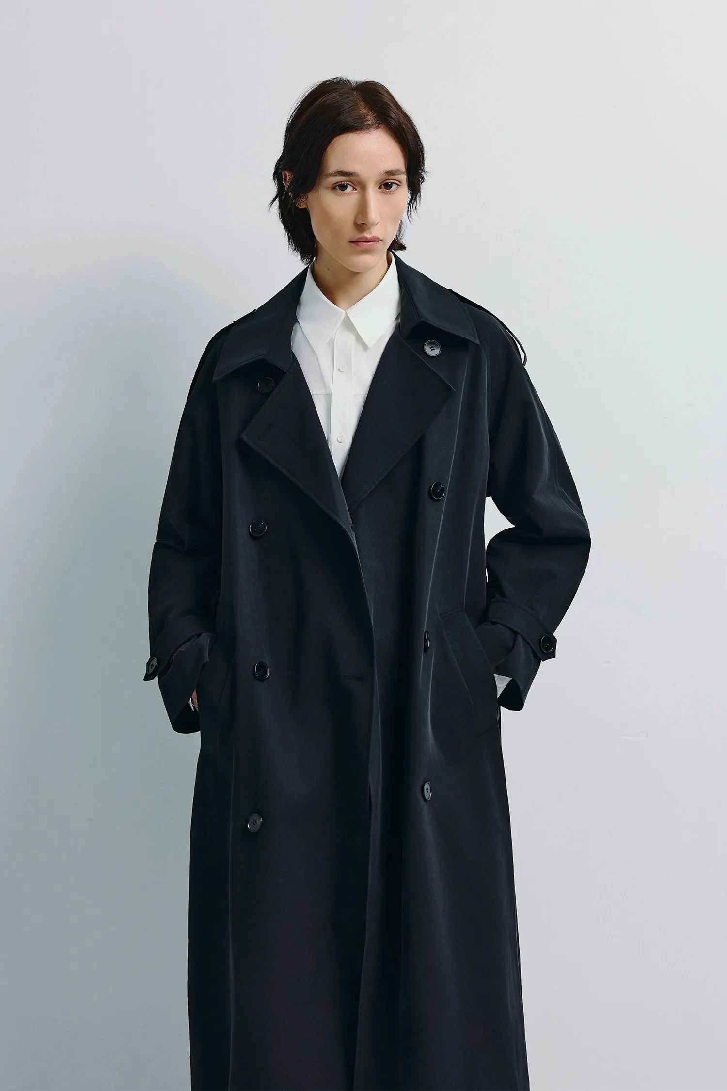 Lea Belted Trench Coat sold by Rue Sophie product image thumbnail 5
