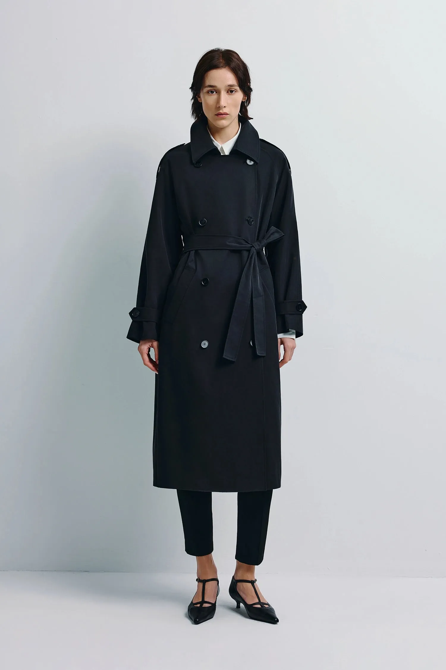 Lea Belted Trench Coat sold by Rue Sophie product image thumbnail 3
