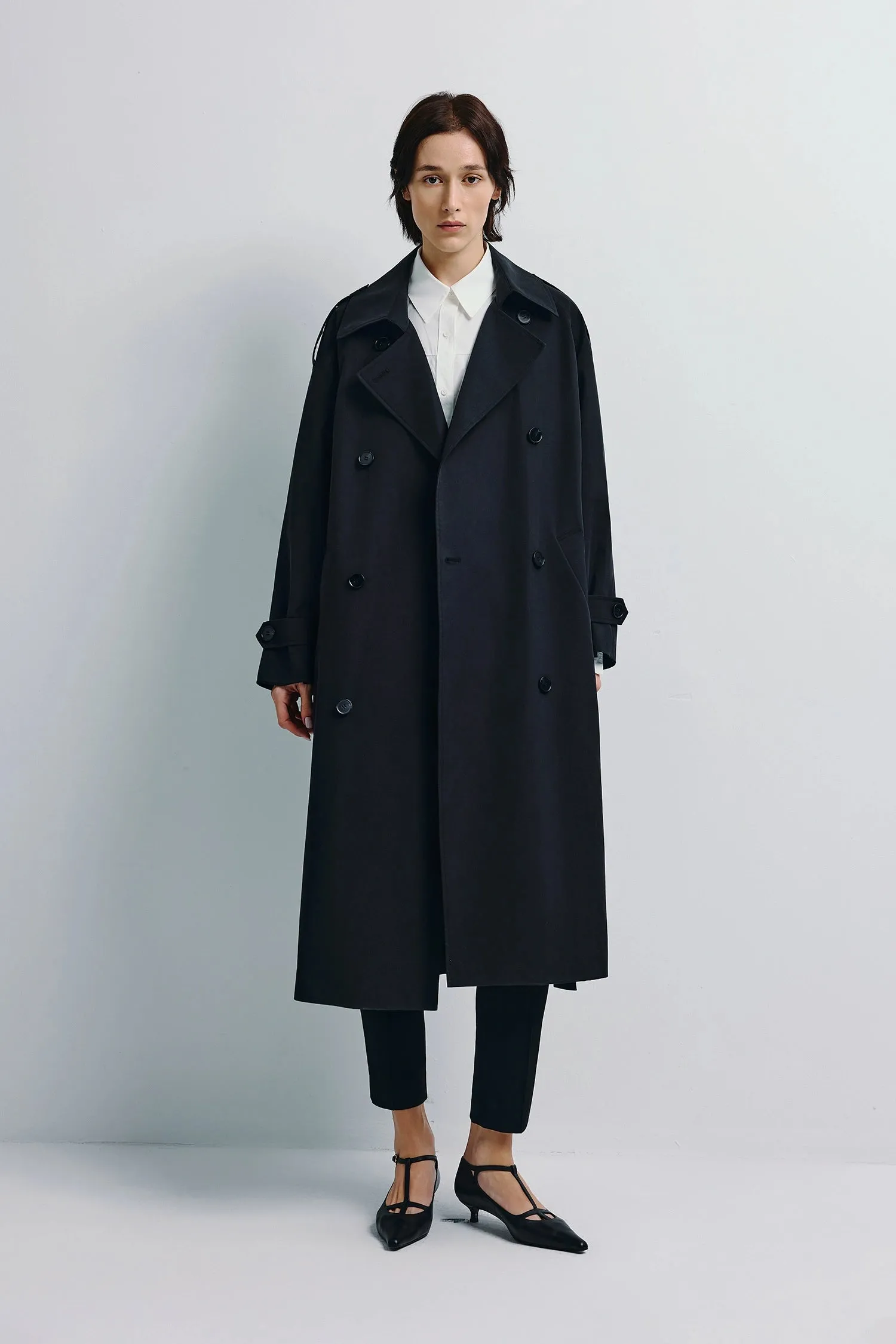 Lea Belted Trench Coat sold by Rue Sophie product image thumbnail 2