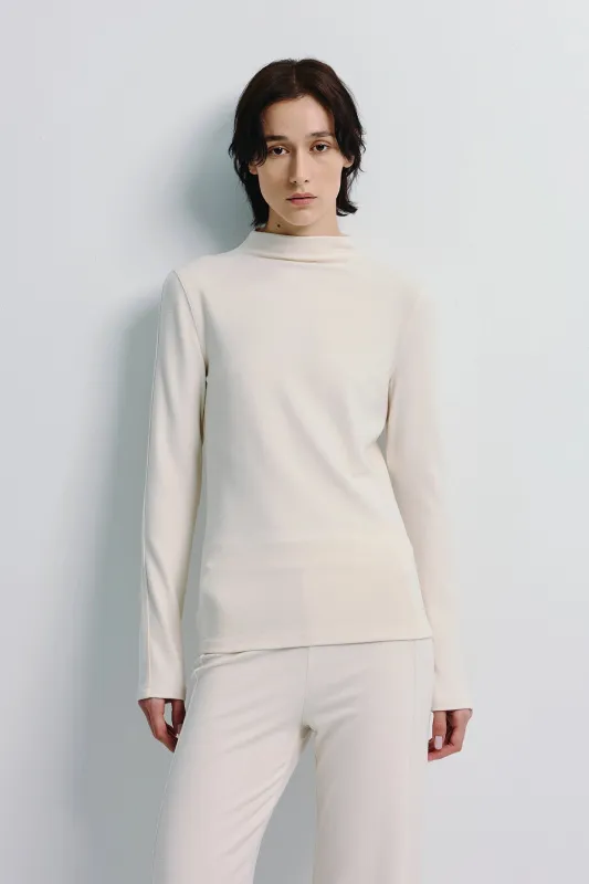 Morgane High Neck Knit Top sold by Rue Sophie