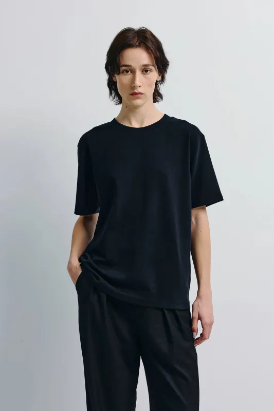 Owen Boxy Crewneck Tee sold by Rue Sophie